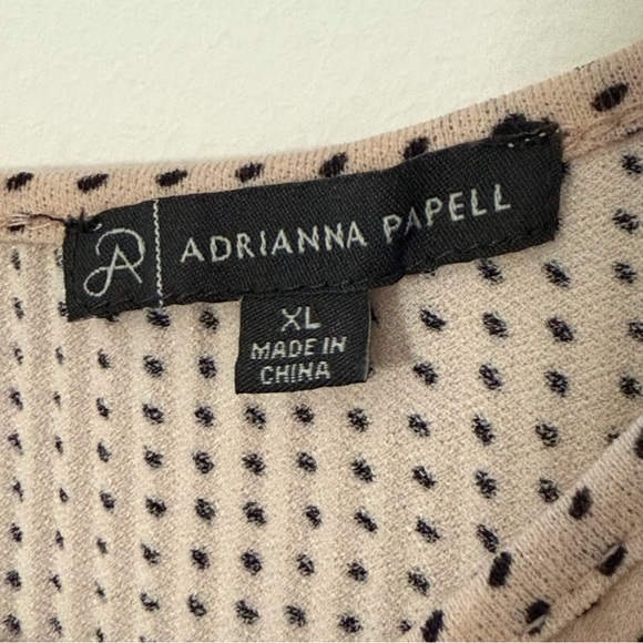 Adrianna Papell Ruffle Sleeve Blouse - Pink - Picture 2 of 4